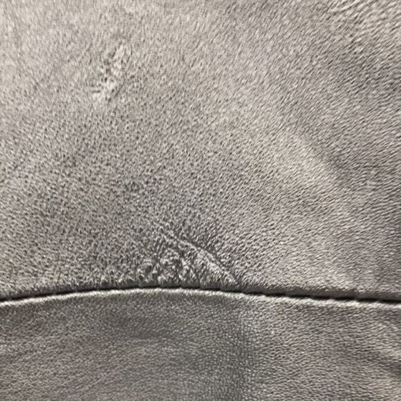 Mitsu Genuine Leather Jacket with removable Fur Collar Size L - Picture 8 of 10